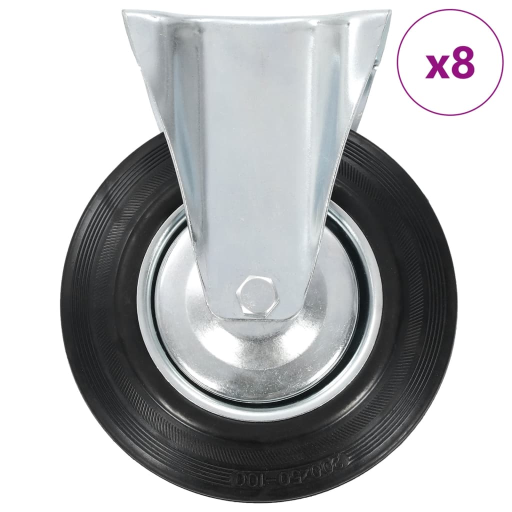 vidaXL 8 pcs Fixed Casters 7.87 " (2x143453)