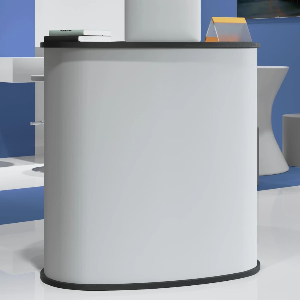 vidaXL Trade Show Counter Foldable 35.4x18.9x36.6" Engineered Wood
