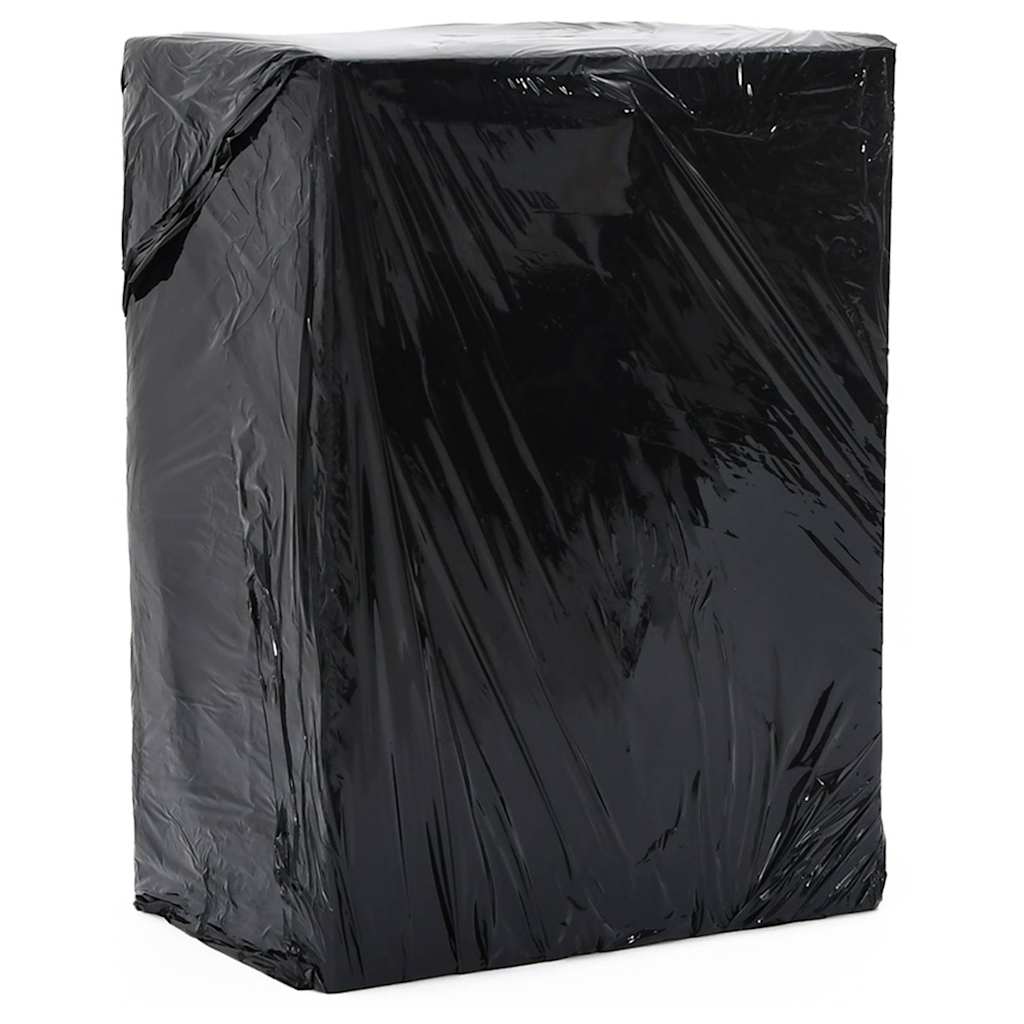 vidaXL Stretch Film 6 pcs Black 20 ?m 19.7 " x 984.3 '