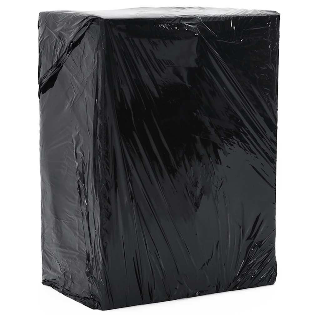 vidaXL Stretch Film 6 pcs Black 23 ?m 19.7 " x 984.3 '