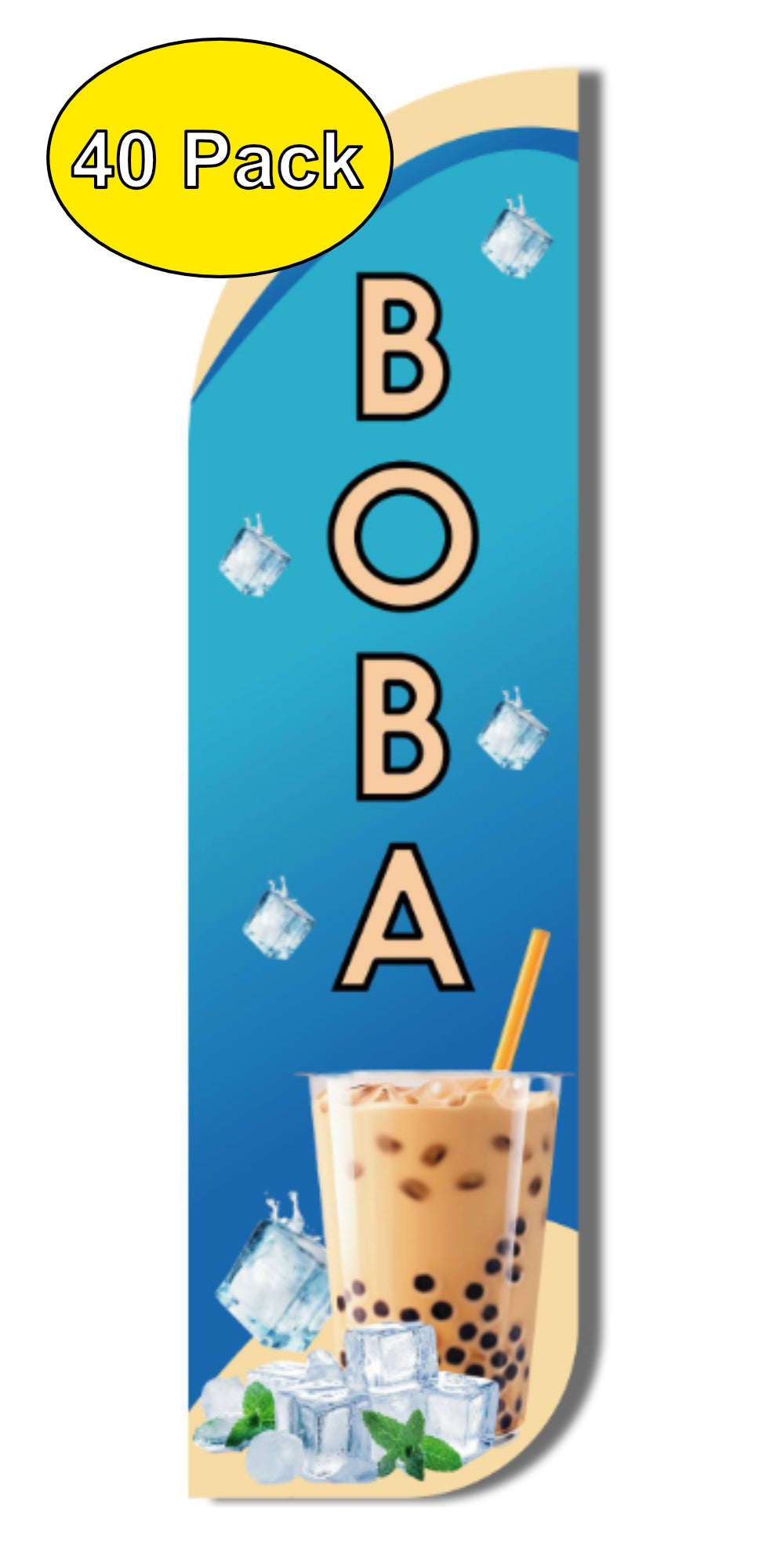 Boba Windless Flag Pack of 40