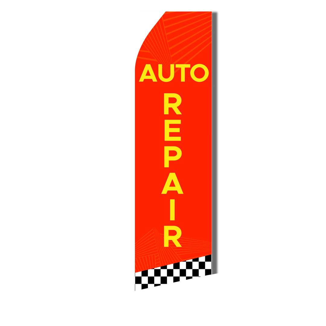 Auto Repair Swooper Flag