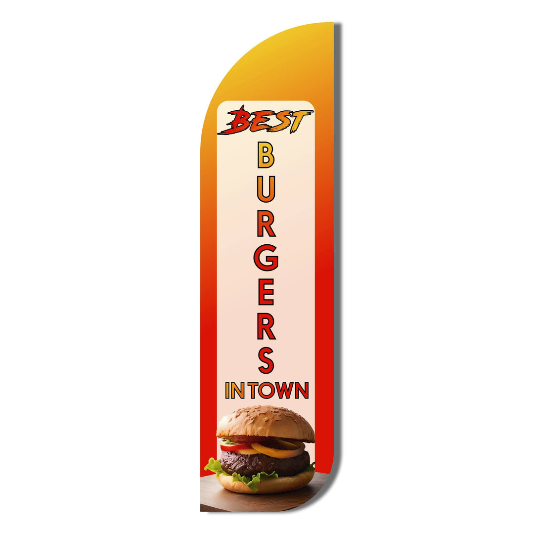 Best Burgers in Town Windless Flag
