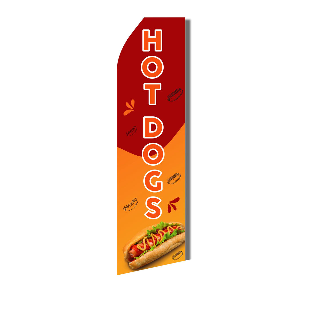 Hot Dog Swooper Flag