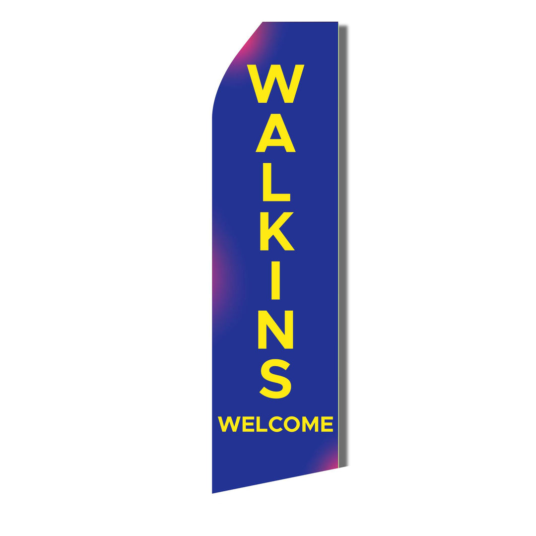 Walk Ins Welcome Swooper Flag