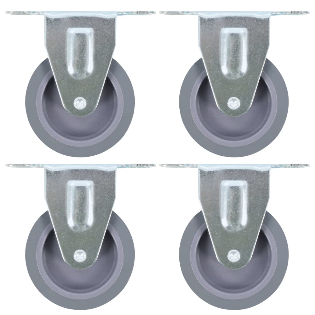 vidaXL Fixed Casters 4 pcs 2.95 "