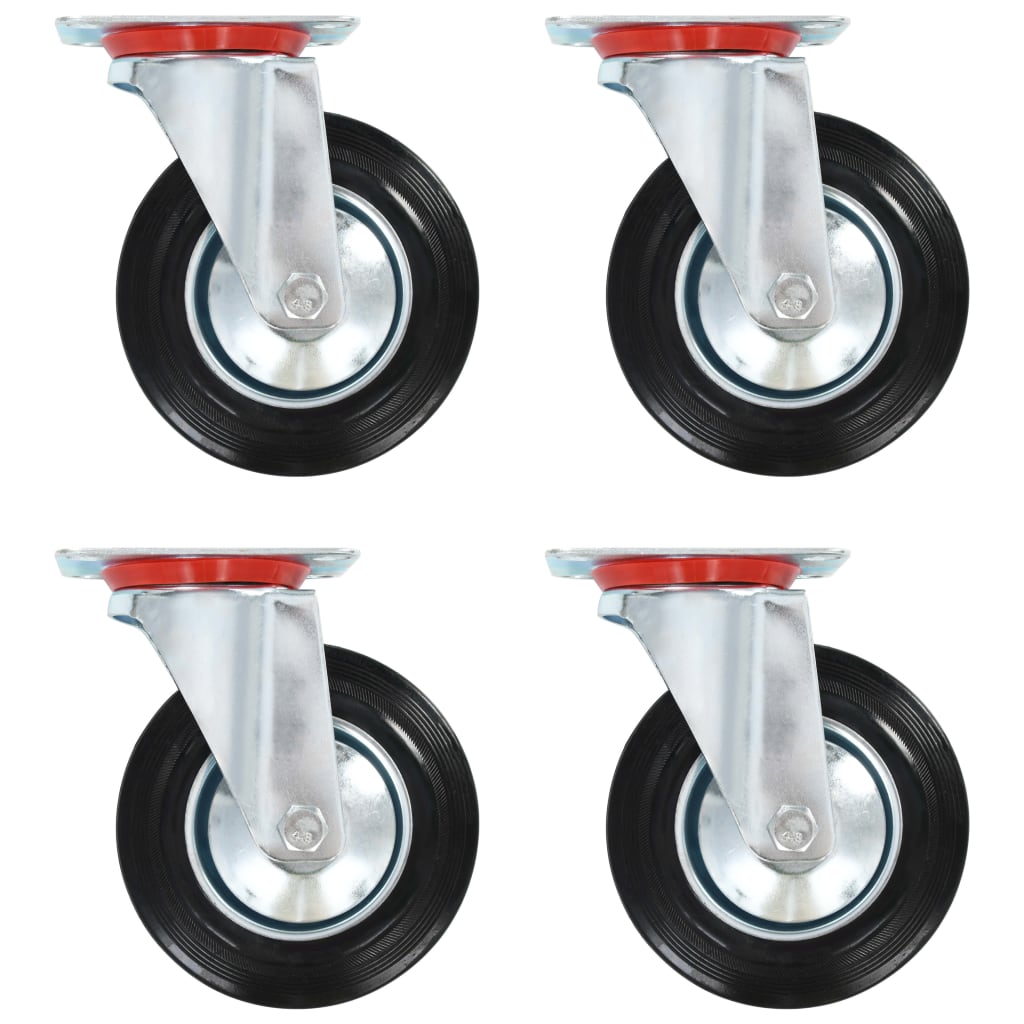 vidaXL Swivel Casters 4 pcs 6.30 "