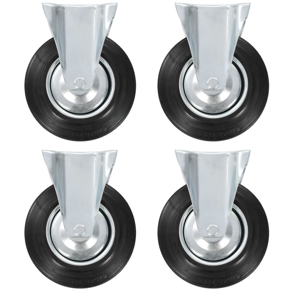vidaXL Fixed Casters 4 pcs  7.87 "