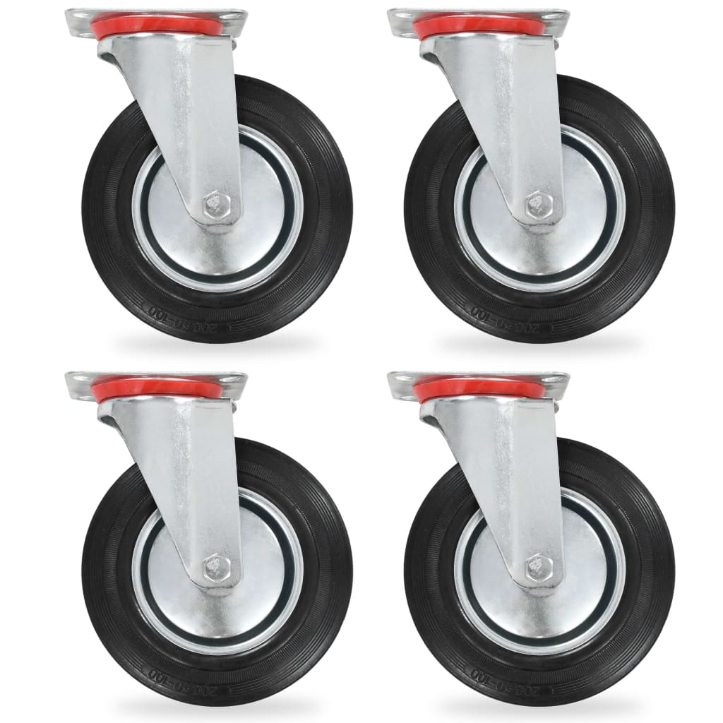 vidaXL Swivel Casters 4 pcs 7.87 "