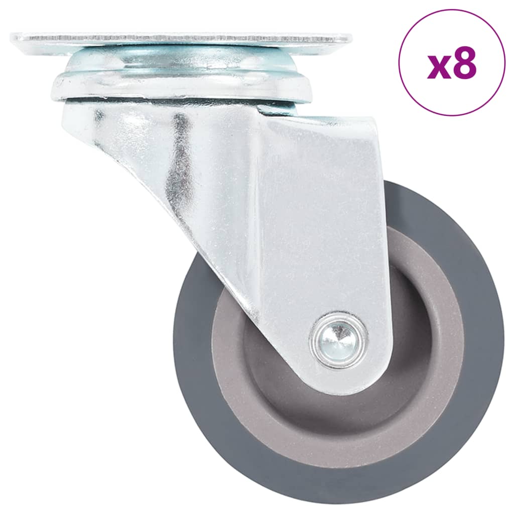 vidaXL 8 pcs Swivel Casters 1.97 " (2x143417)