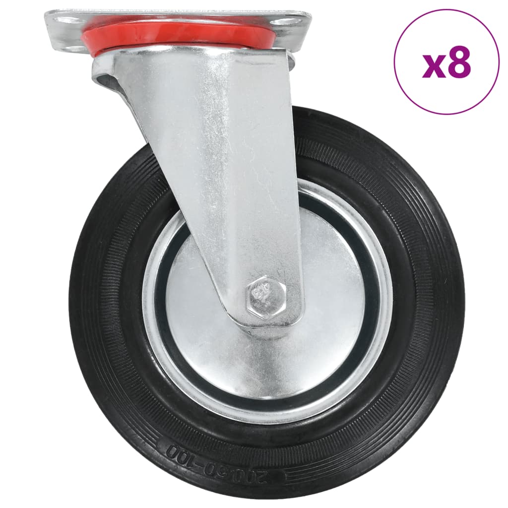 vidaXL 8 pcs Swivel Casters 7.87 " (2x143454)