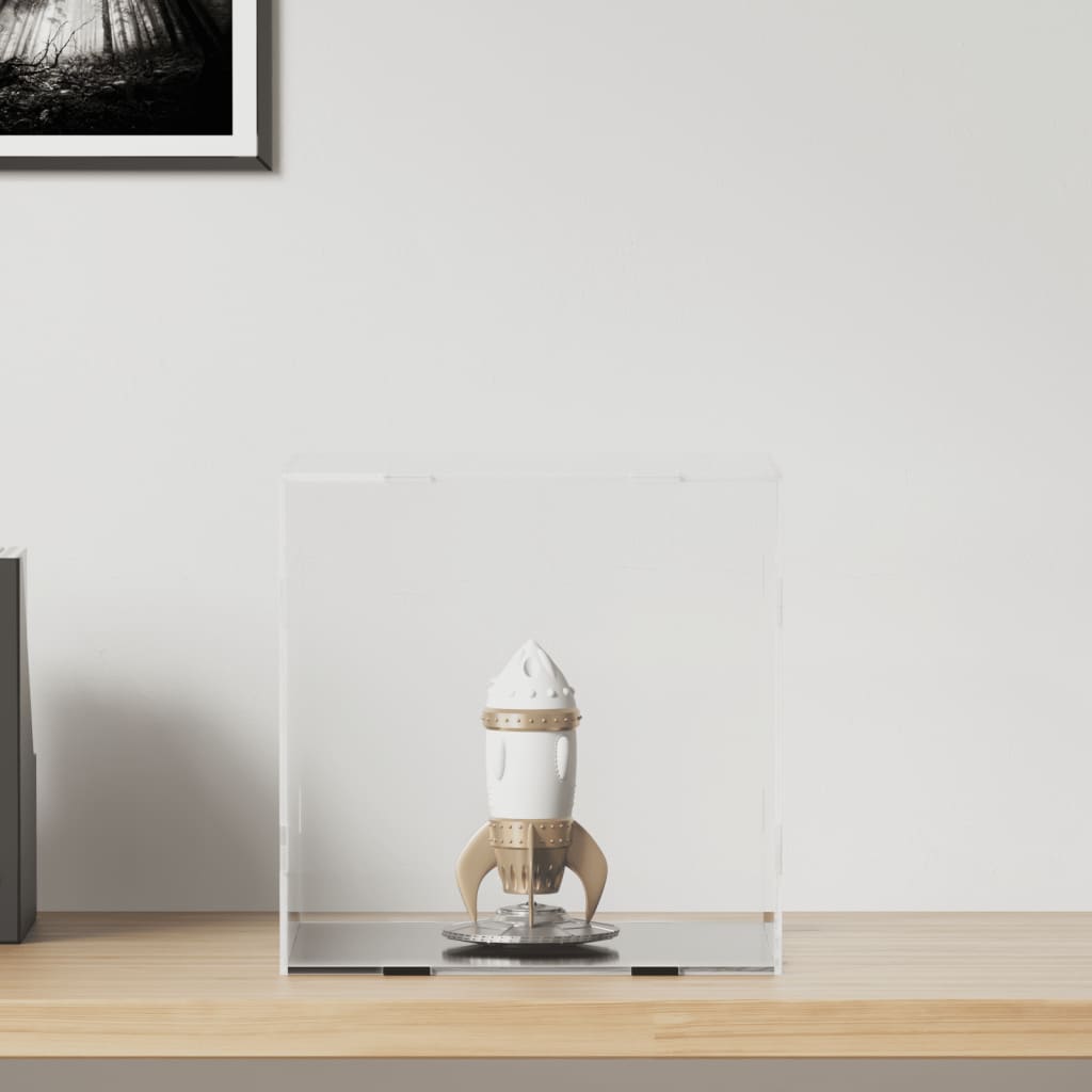 vidaXL Display Box Transparent 11.8x11.8x11.8" Acrylic