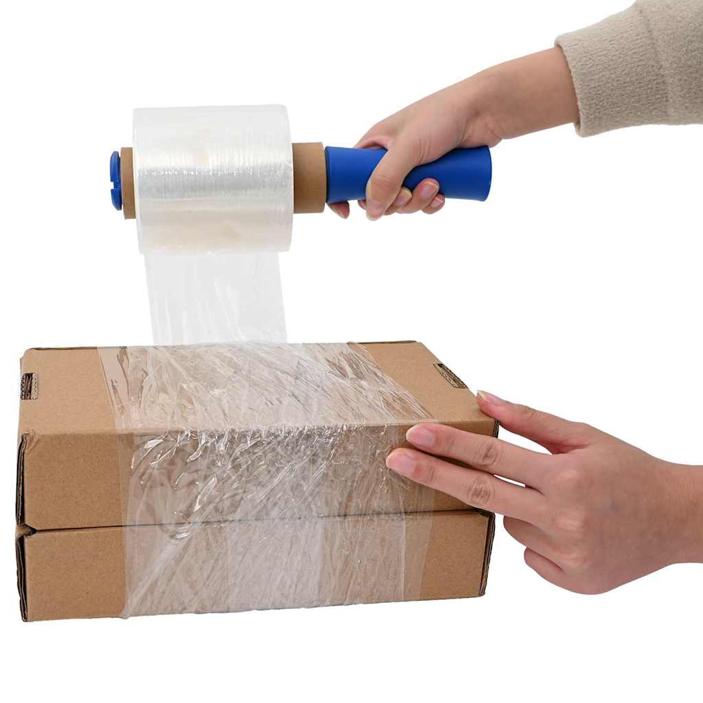 vidaXL Stretch Films 10 pcs Transparent 23 µm 3.9 " x 984.3 '