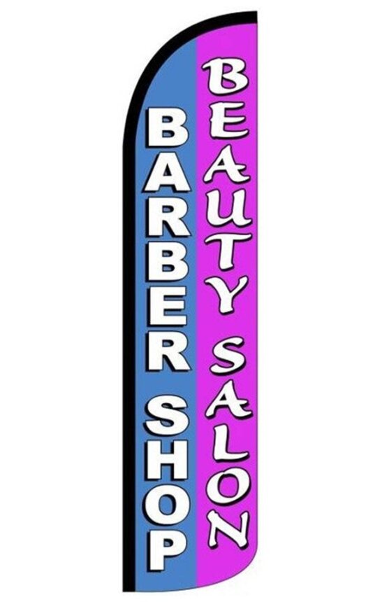 Barber Shop Beauty Salon Windless Flag