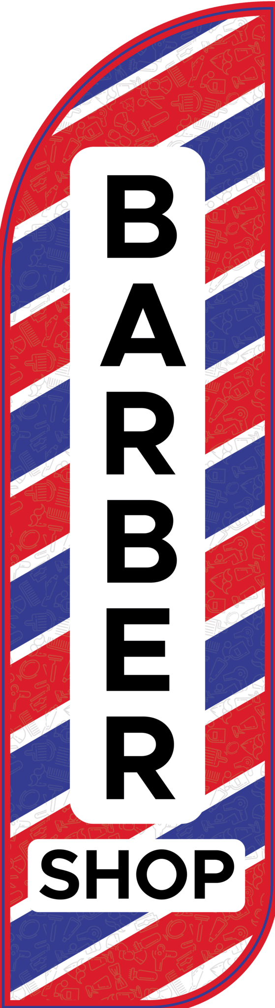 Barber Shop Windless Flag