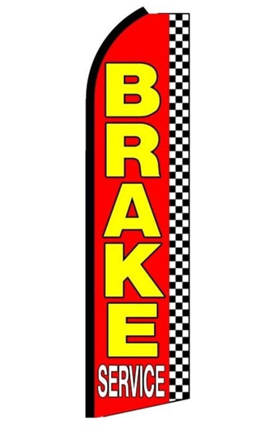 Brake Service Swooper Flag