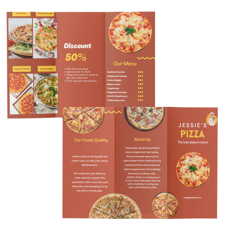 Custom Menu Printing OnpointWares