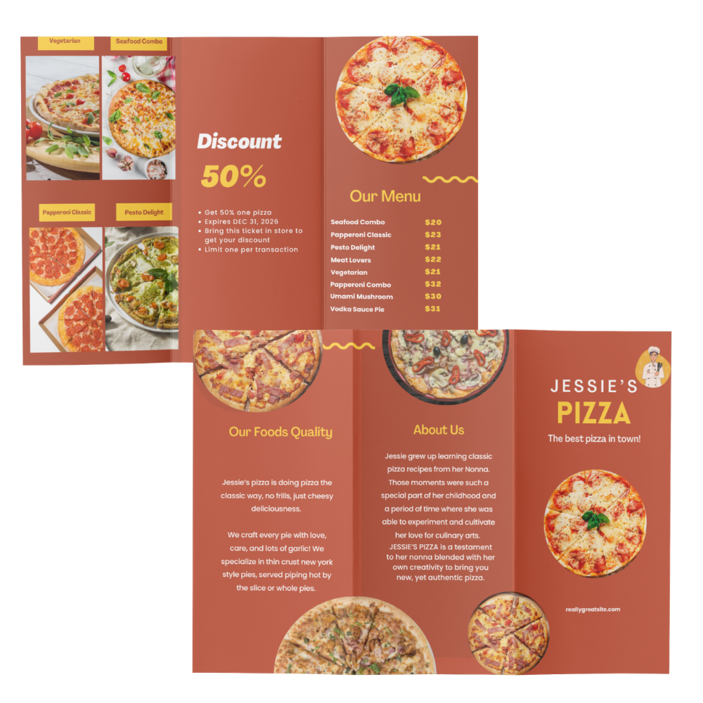 Custom Menu Printing OnpointWares