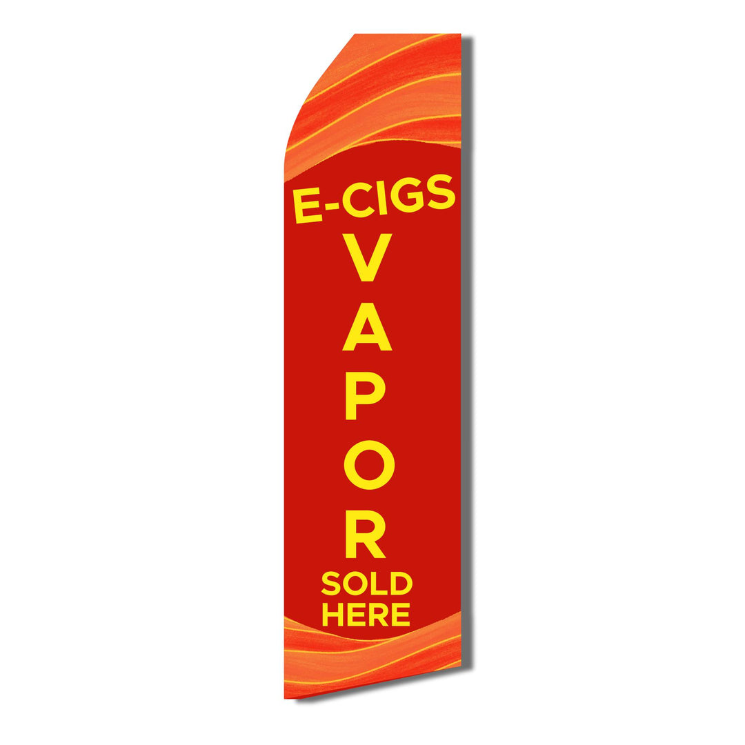 E-Cigs Vapor Sold Here Swooper Flag