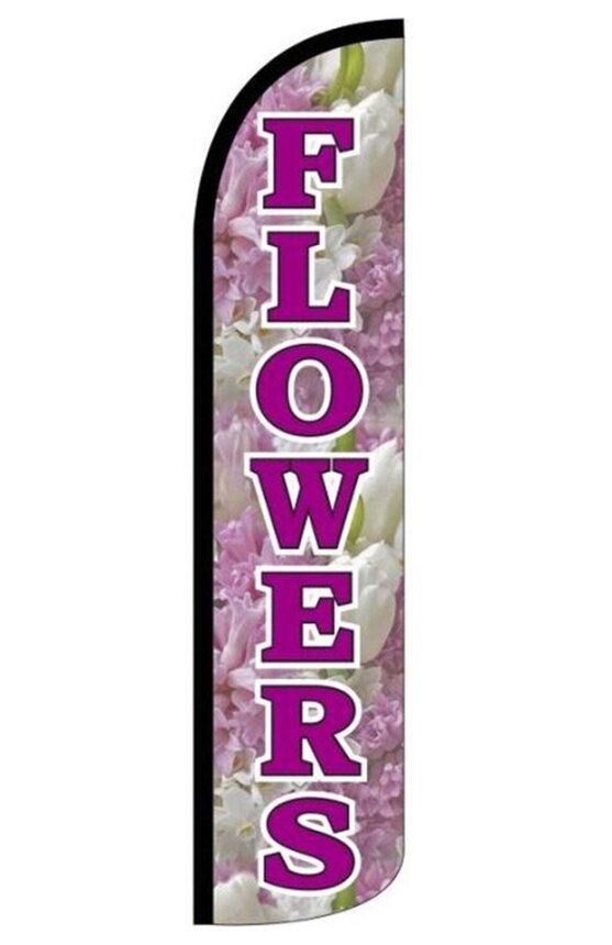 Flowers Windless Flag