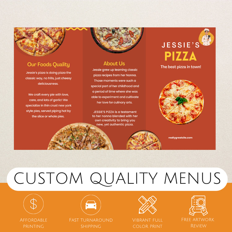 Custom Menu Printing OnpointWares