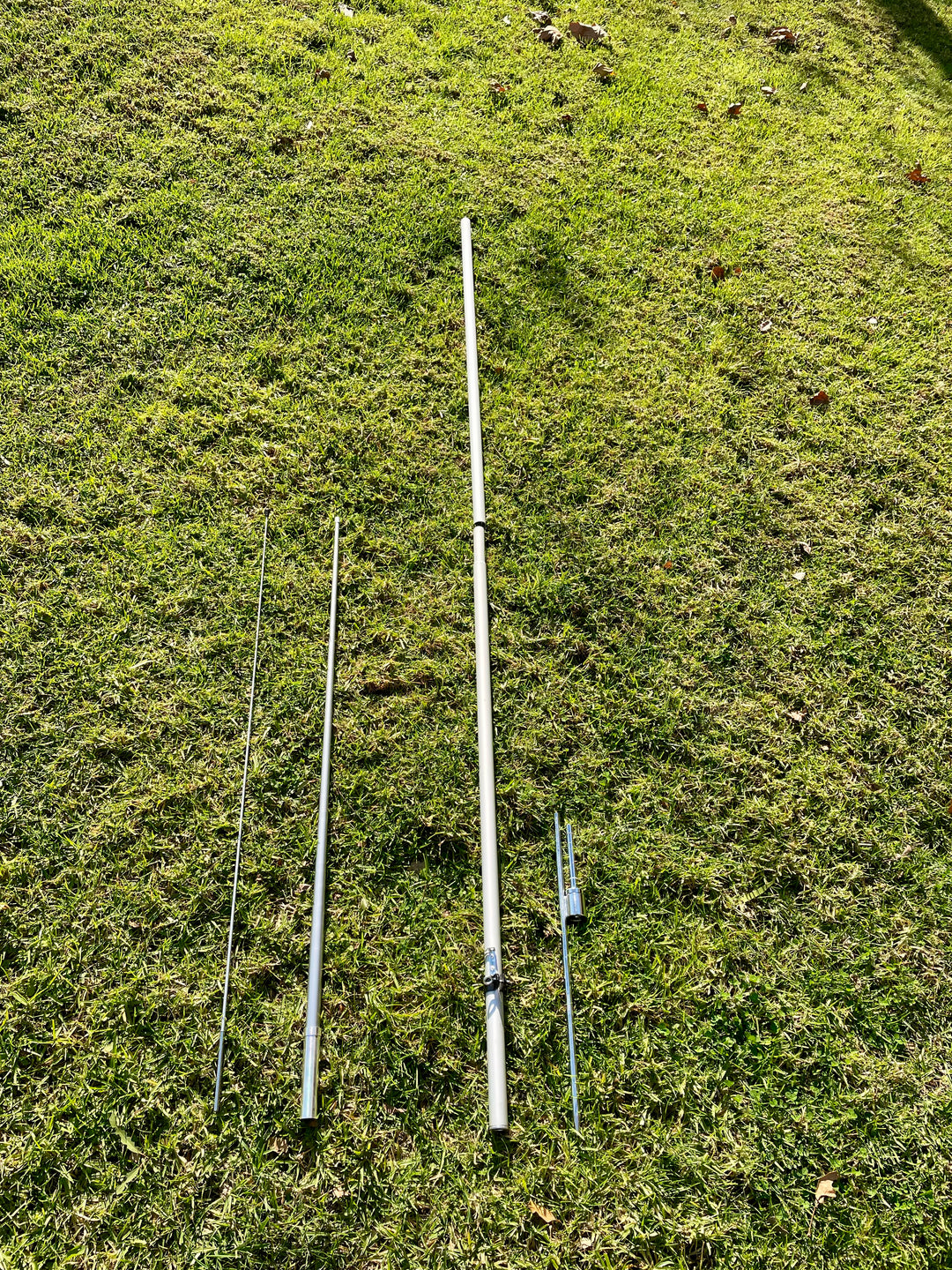 Hybrid Pole and Ground Spike for Swooper and Windless Flags