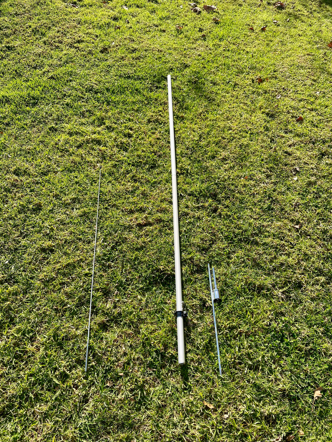 Hybrid Pole and Ground Spike for Swooper and Windless Flags