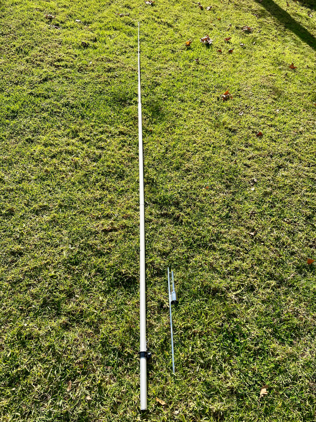 Hybrid Pole and Ground Spike for Swooper and Windless Flags