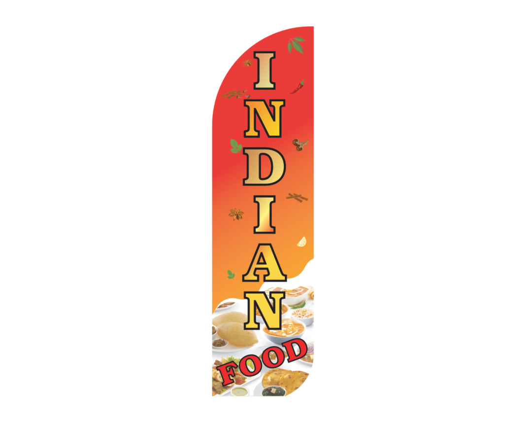 Indian Food Windless Flag