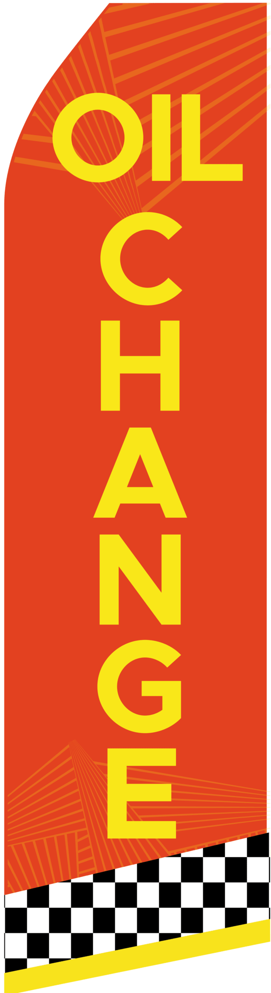 Oil Change Swooper Flag