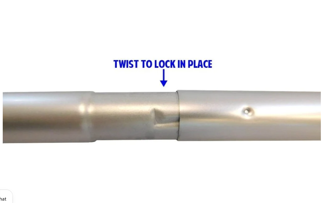 13 Ft Outdoor Silver Aluminum Pole Set OnpointWares
