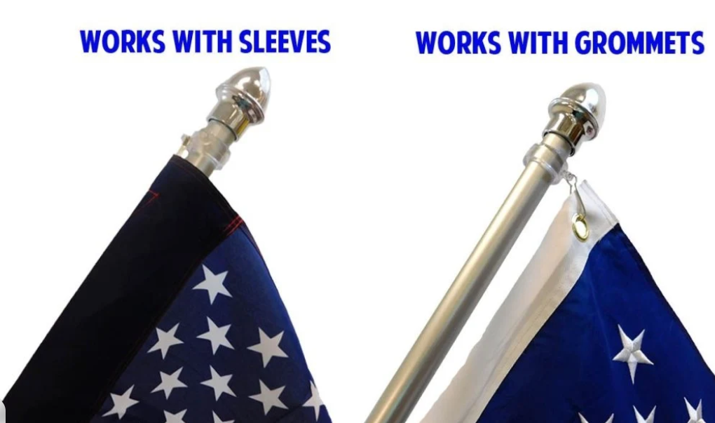 13 Ft Outdoor Silver Aluminum Pole Set OnpointWares