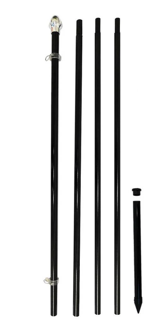 13 Ft Outdoor Silver Aluminum Pole Set OnpointWares