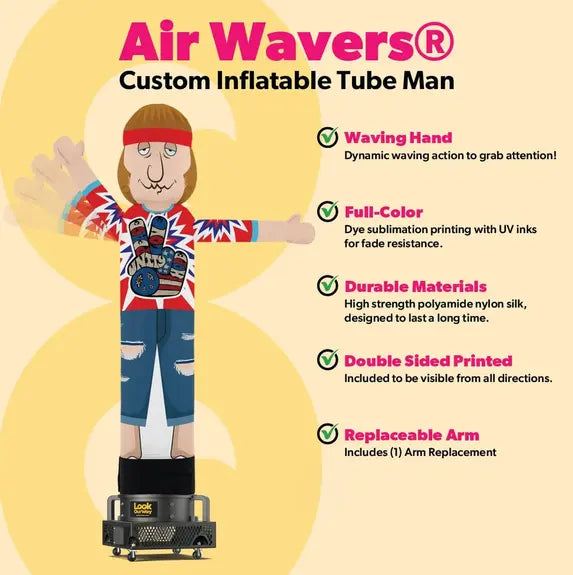 Custom Air Wavers with Blower Attract Attention for Your Business