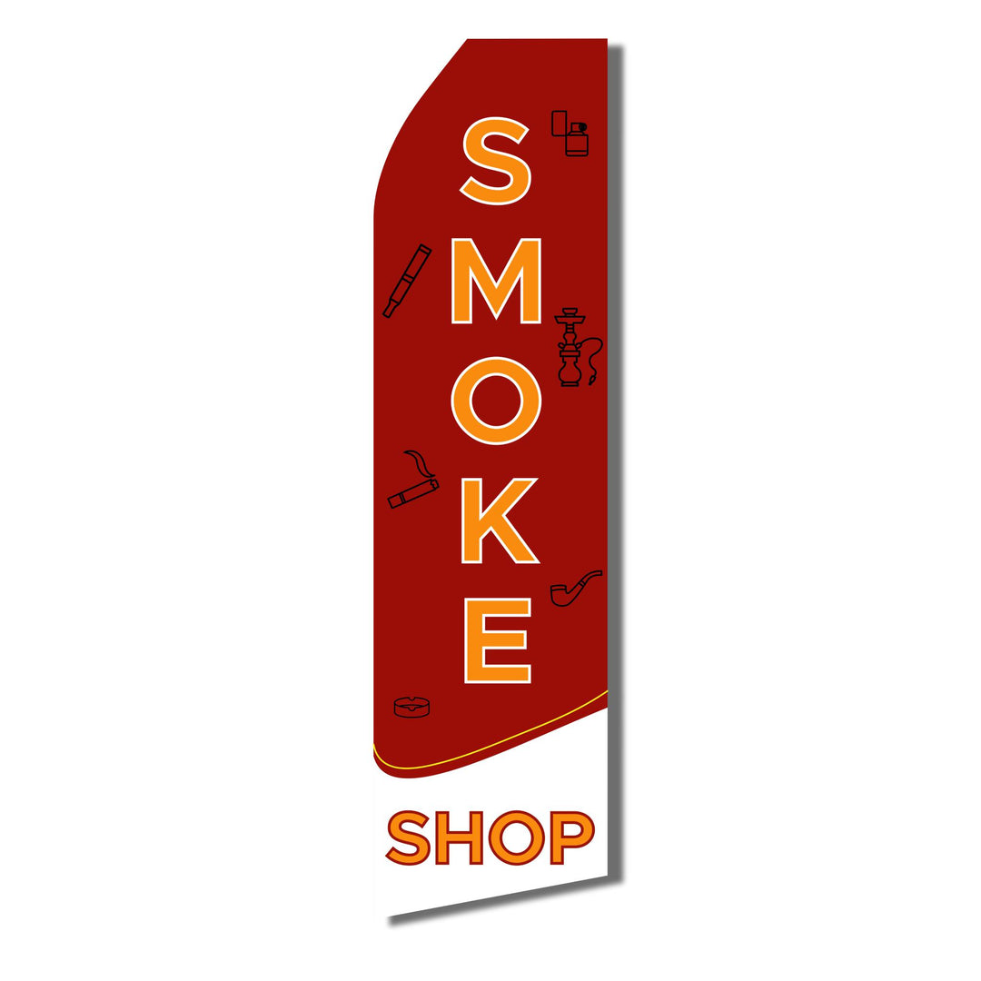 Smoke Shop (Yellow) Swooper Flag