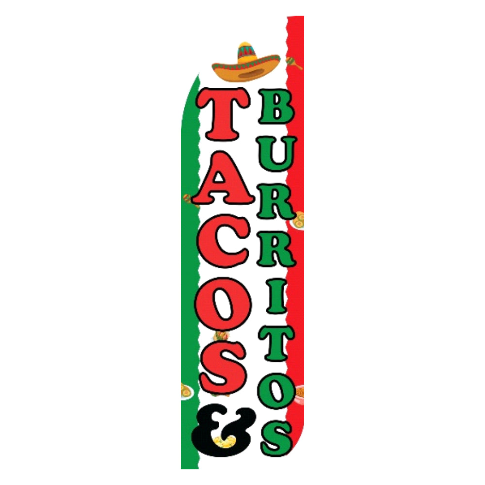 Tacos & Burritos Windless Flag