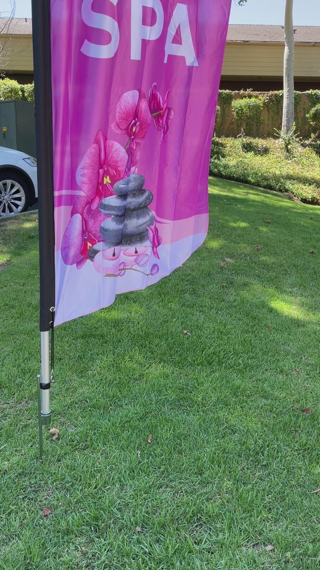 Nails Spa Windless Flag Pack of 40