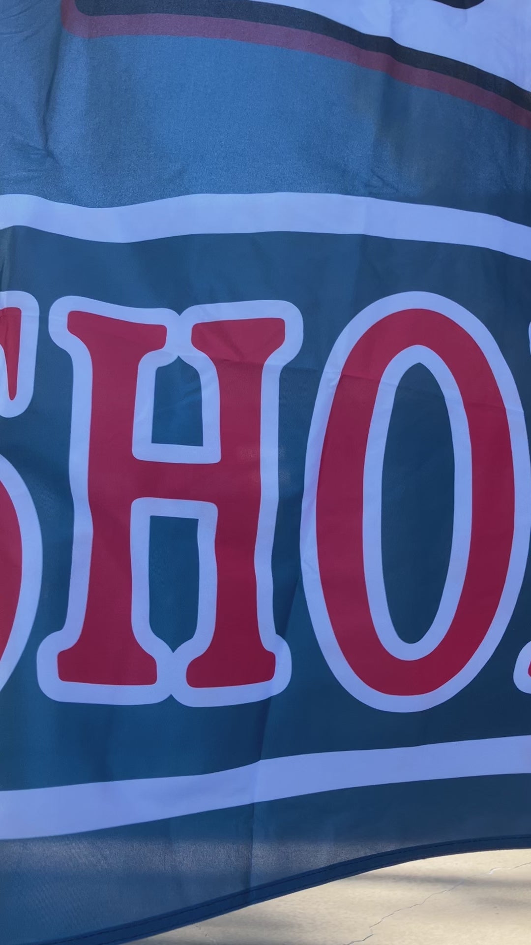 Vape Shop (Blue) Swooper Flag