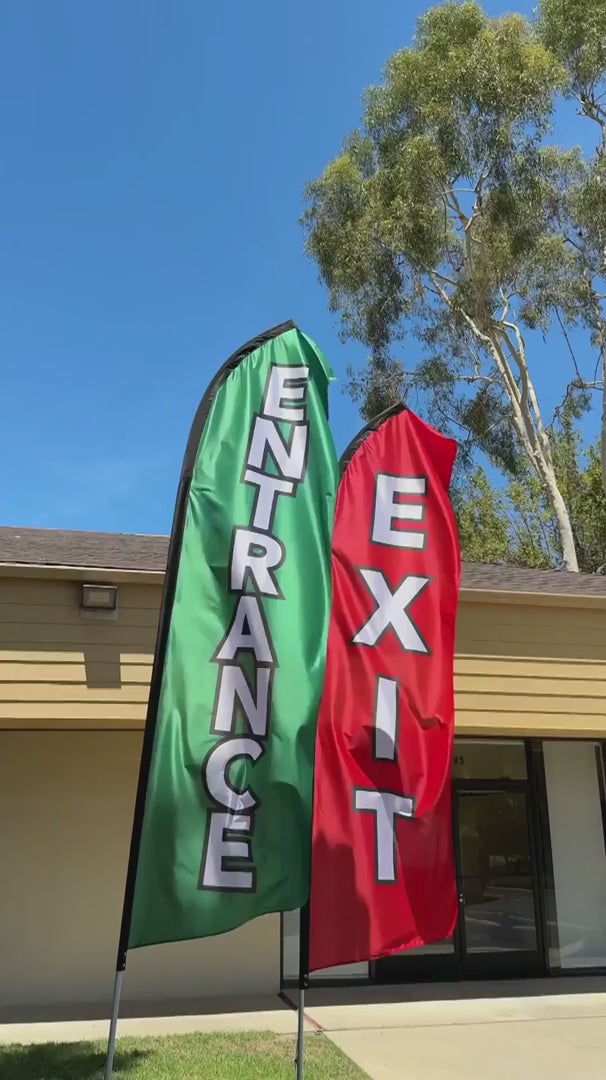 Exit Swooper Flag