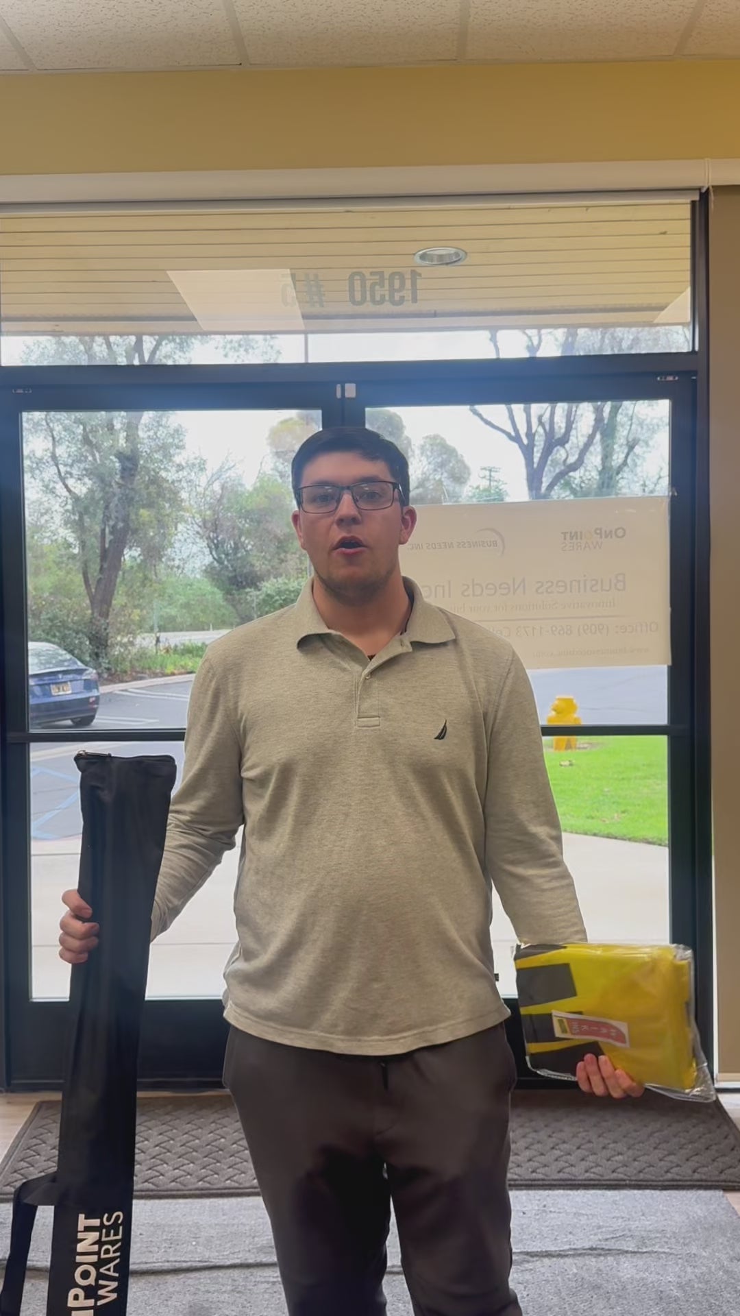 Hybrid Pole and Ground Spike for Swooper and Windless Flags