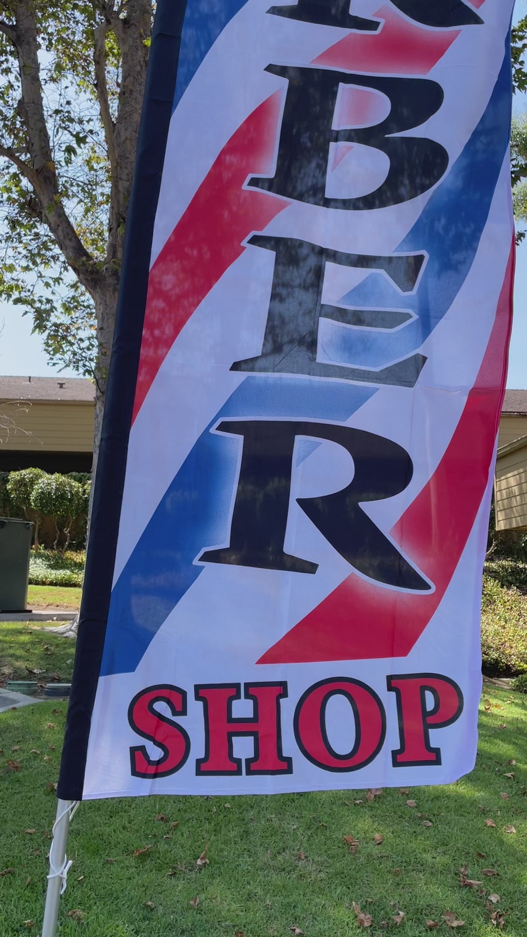 Barber Shop Swooper Flag (2)