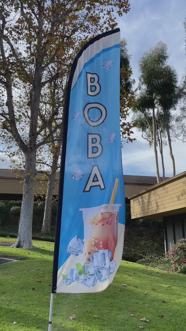 Boba Windless Flag With Hybrid Pole