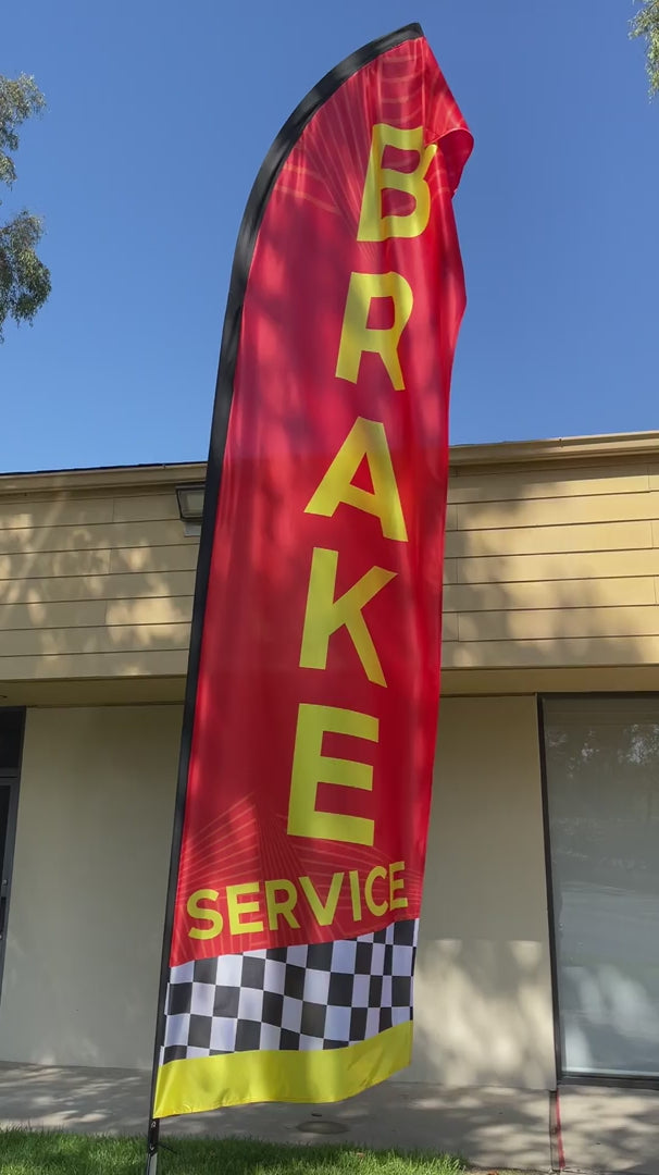 Brake Service Swooper Flag